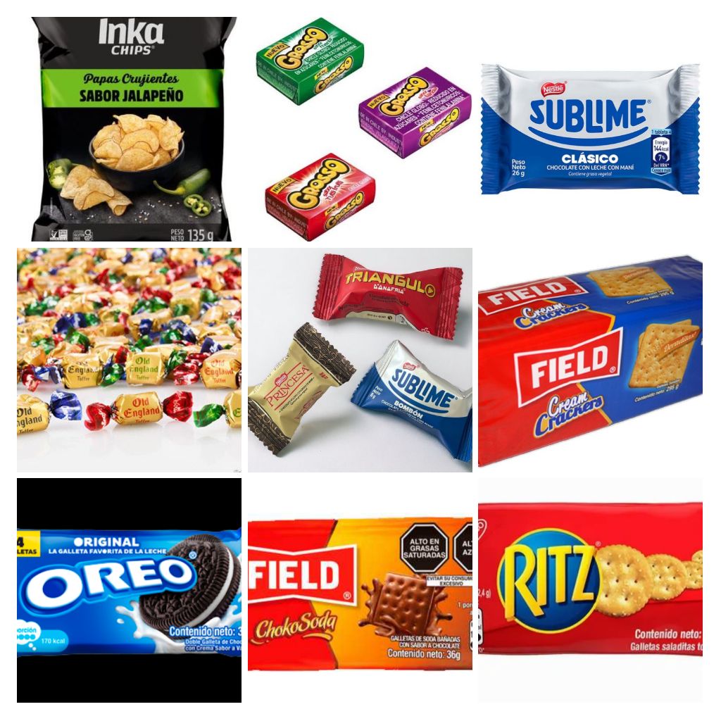 GALLETAS SNACK Y GOLOSINAS